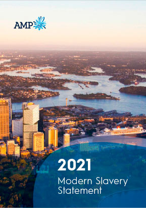 AMP 2021 Modern Slavery Report cover